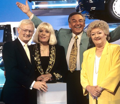 Celebrity Squares on Wendy Richard With John Inman On Game Show  Celebrity Squares   1993