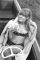 One of four photos of Wendy Richard sitting in a boat
