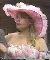 Wendy Richard as Shirley in bridesmaid pink