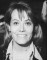 A black and white photo of a happy Wendy Richard, no later than 1982